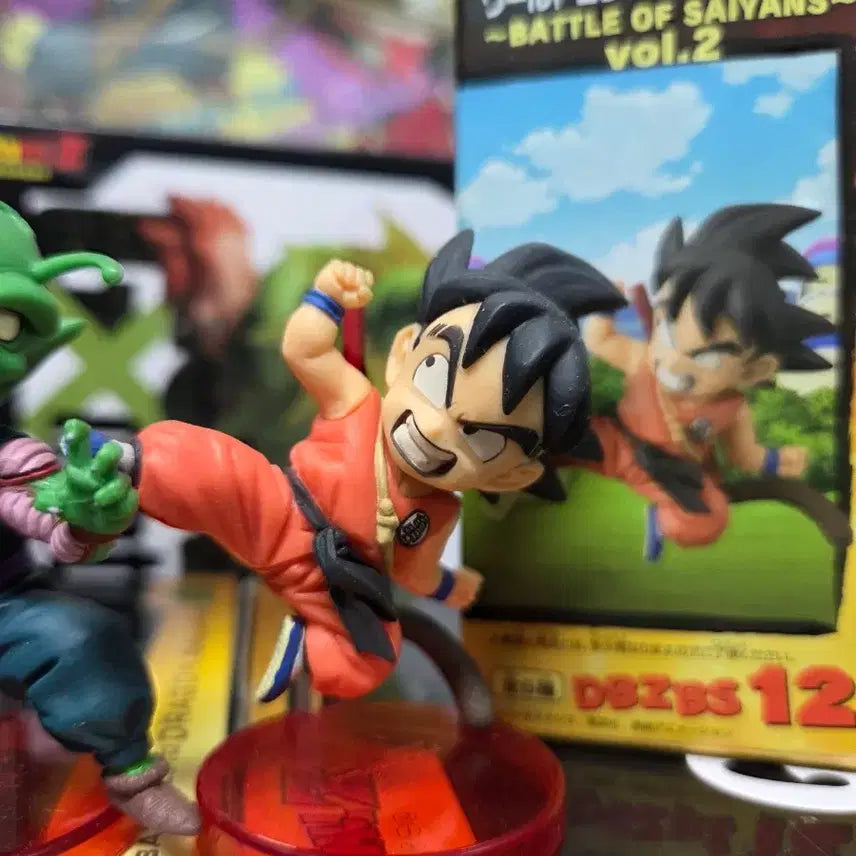 [BUNJANG] Dragon Ball World Collectable Figure Son Goku vs. King Piccolo Set / [2종세트] 드래곤볼 월콜 손오공VS피콜로대마왕