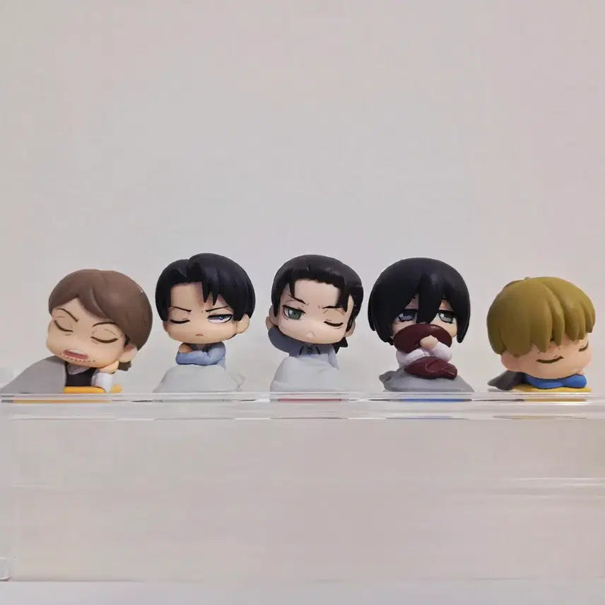 [BUNJANG] Attack on Titan Onemutan Gacha Full Set (5 Types) / 진격의거인 오네무탄 가챠 5종 풀세트