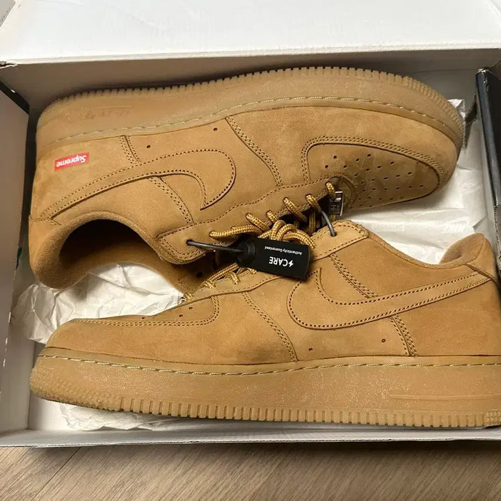 [BUNJANG] Nike x Supreme Air Force 1 "Wheat" (285mm) / 나이키 슈프림 에어포스 된장 285