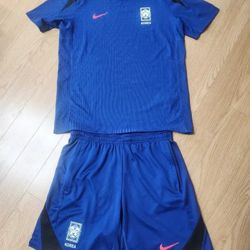 [BUNJANG] Nike Korea National Football Team Training Top &amp; Bottoms Set (L) / 나이키 대한민국 축구대표팀 트레이닝 상하의 세트(L)
