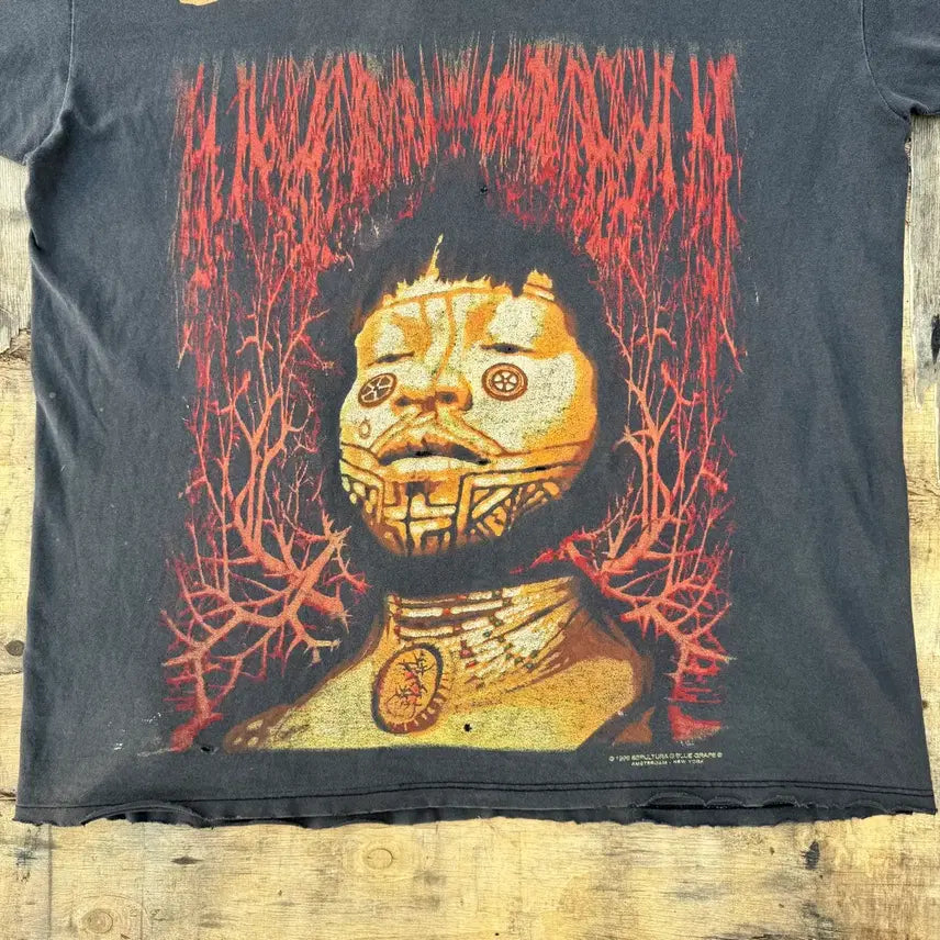 [BUNJANG] Vintage Sepultura Roots 1996 T-Shirt XL / 빈티지 세풀투라 Sepultura Roots 1996 티셔츠