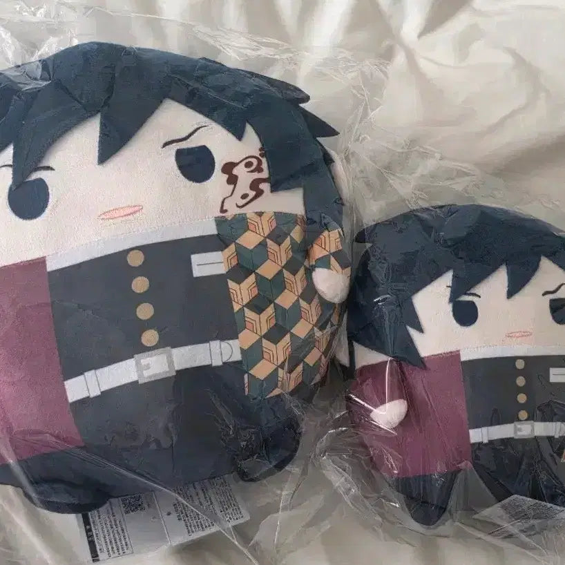 [BUNJANG] Demon Slayer Giyu FuwaKororin Big and M Size Bundle Set (Sealed) / 귀멸의 칼날 귀칼 후와코로링 반점 기유 big, m 사이즈 일괄 미개봉
