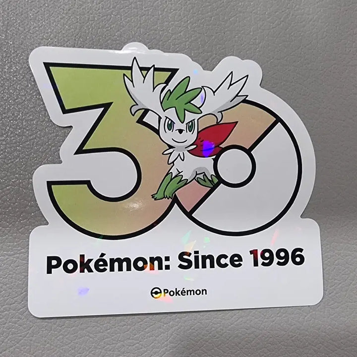 [BUNJANG] Pokemon 30th Anniversary Sticker - Shaymin (Sky Form) / 포켓몬 30주년 스티커 쉐이미