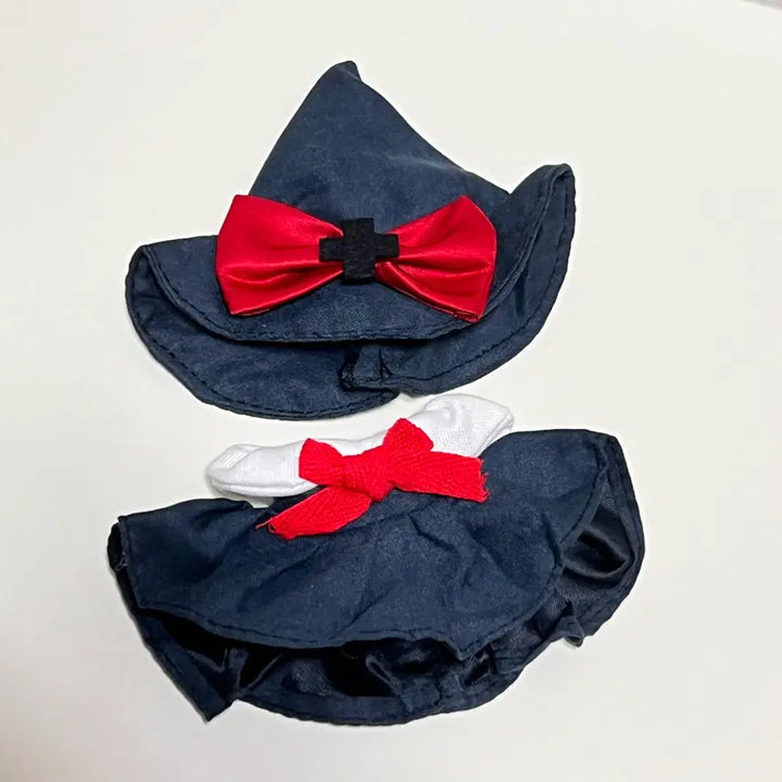 [BUNJANG] 10cm Doll Witch Hat and Dress Set - Kiki Witch Delivery Service Inspired / 10cm 10깅 마녀배달부 키키 원피스 마녀 모자 세트 인형옷 누이옷