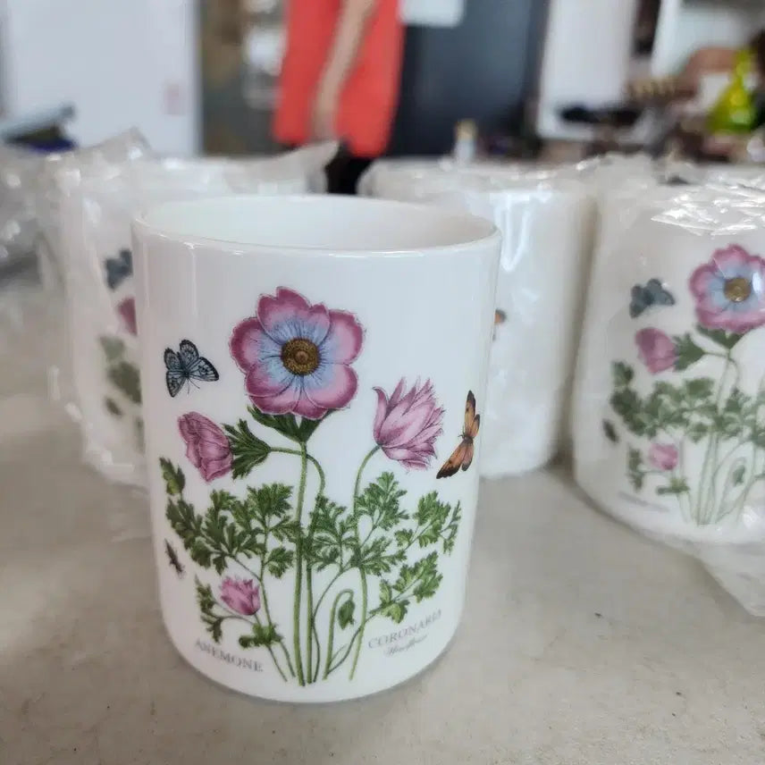 [BUNJANG] Set of 5 Korean Ceramic Cups / 5개에9000원 미사용 국산 도자기 컵높이9cm 지름7.2cm