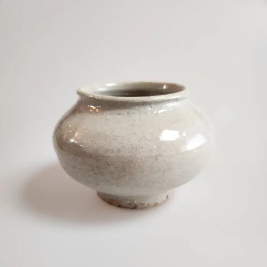 [BUNJANG] Late Joseon Dynasty Celadon Tea Caddy Antique / 차호로 이쁜 조선시대 후기 조선백자 골동품