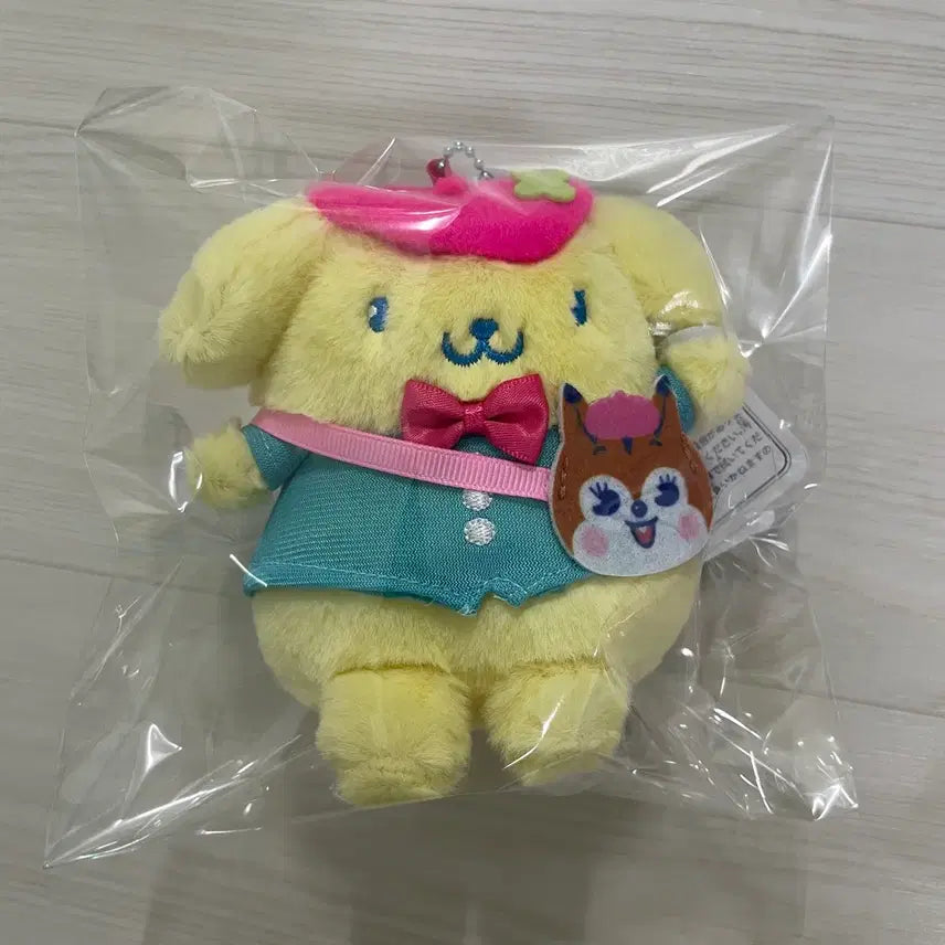 [BUNJANG] Sanrio Pom Pom Purin Cupy Ramune Doll Keychain / 산리오 폼폼푸린 쿠피 라무네 인형 키링