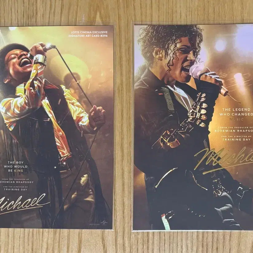 [BUNJANG] Michael Goods Package Poster, Art Card (Set of 2) / [마이클] (2종) 굿즈패키지 포스터, 아트카드