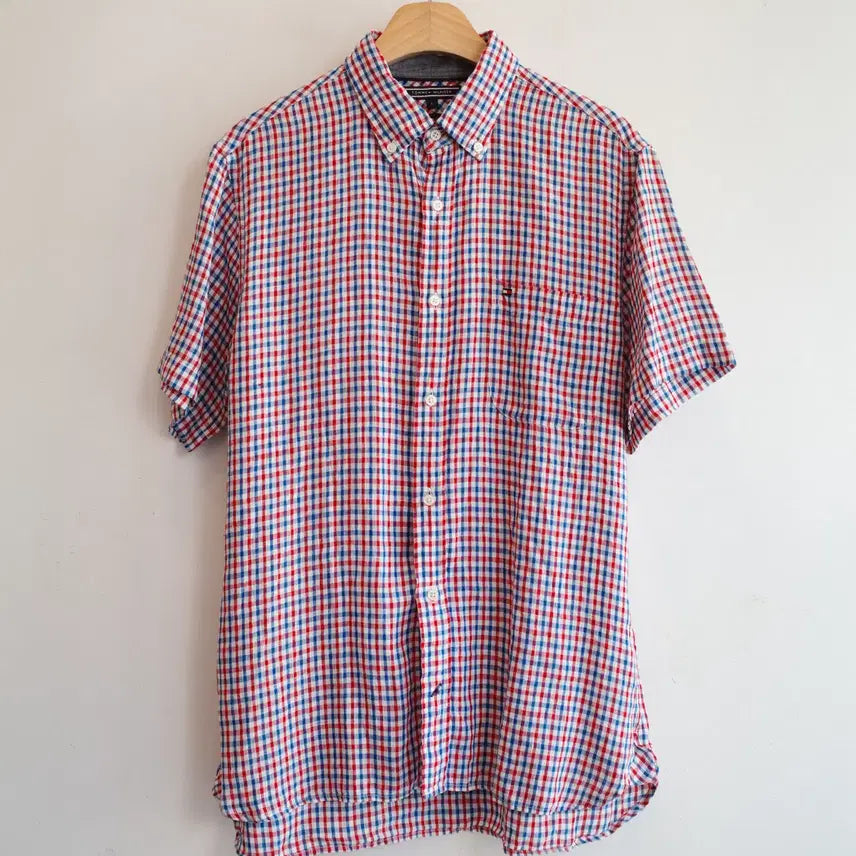[BUNJANG] Tommy Hilfiger Linen Shirt / TOMMY HILFIGER 타미힐피거 린넨 셔츠