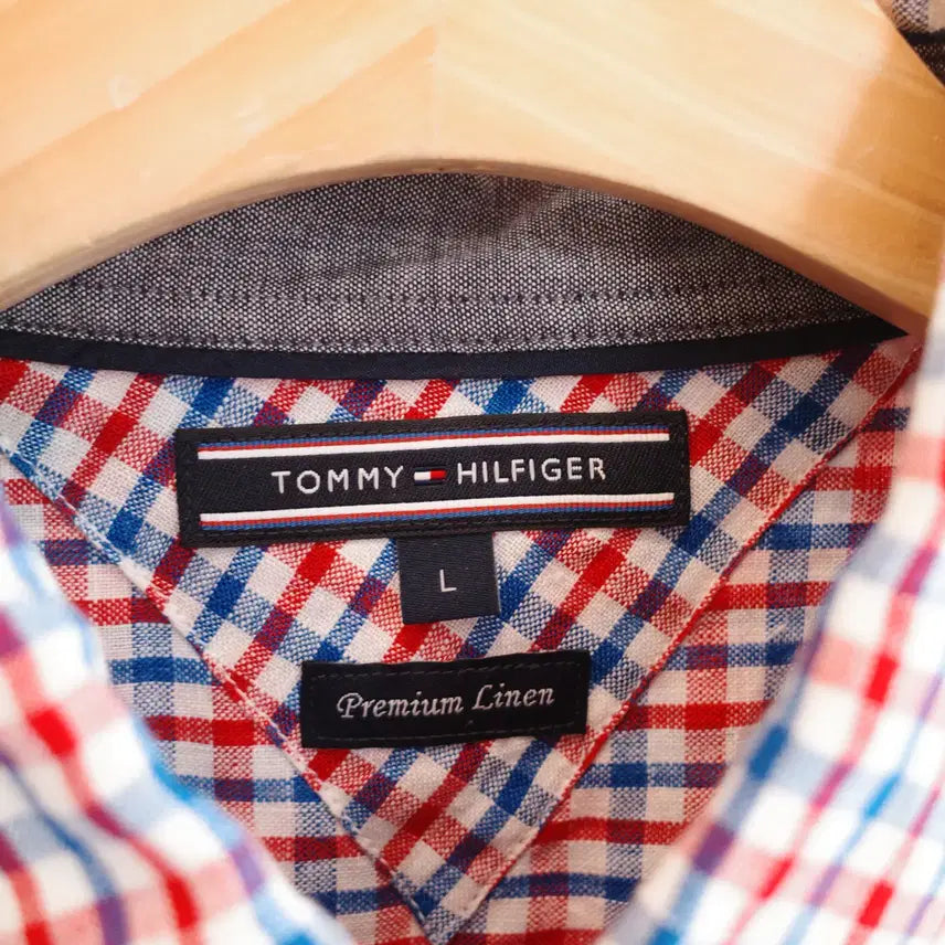 [BUNJANG] Tommy Hilfiger Linen Shirt / TOMMY HILFIGER 타미힐피거 린넨 셔츠