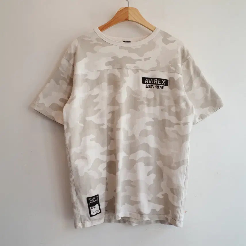 [BUNJANG] AVIREX Camouflage Pattern T-Shirt / AVIREX 아비렉스 카모플라쥬 패턴 티셔츠