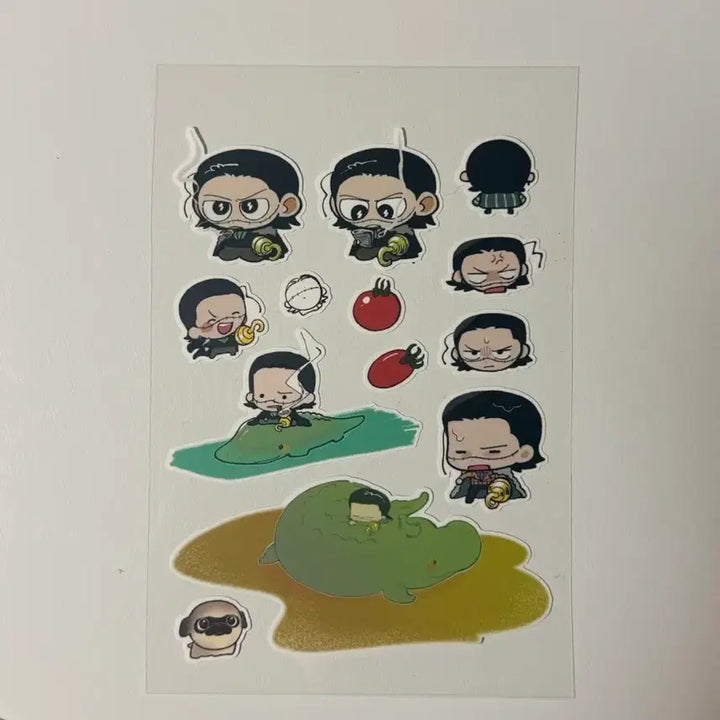 [BUNJANG] One Piece Crocodile Unofficial Stickers / 원피스 크로커다일 비공굿 스티커