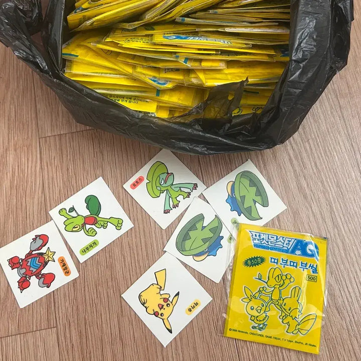 [BUNJANG] Classic Pokémon AG Bread Stickers / 고전 포켓몬스터 AG 띠부띠부씰