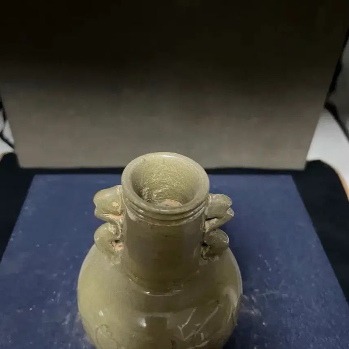 [BUNJANG] Song Dynasty Yue Ware Celadon Vase / 진품 송나라시대  월요과 도자기(운송시간13일)
