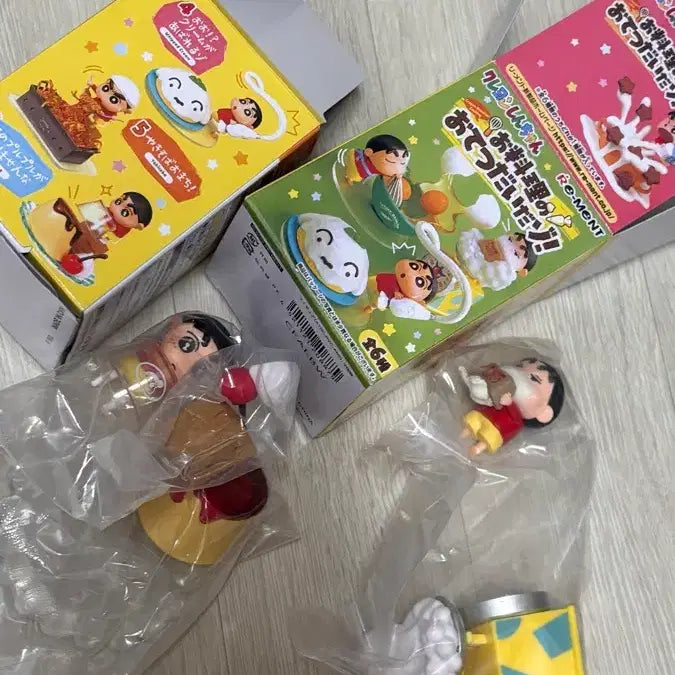 [BUNJANG] Re-Ment Crayon Shin-chan Pudding &amp; Flour Figure Set / 리멘트 짱구 푸딩+밀가루짱구 세트