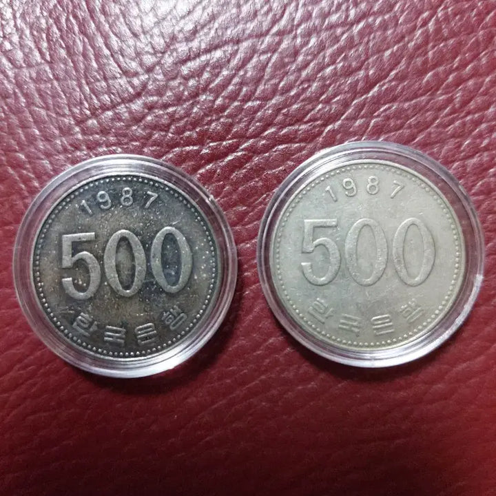[BUNJANG] 1987 500 Won Coin / 1987년 500원 동전 주화 2개