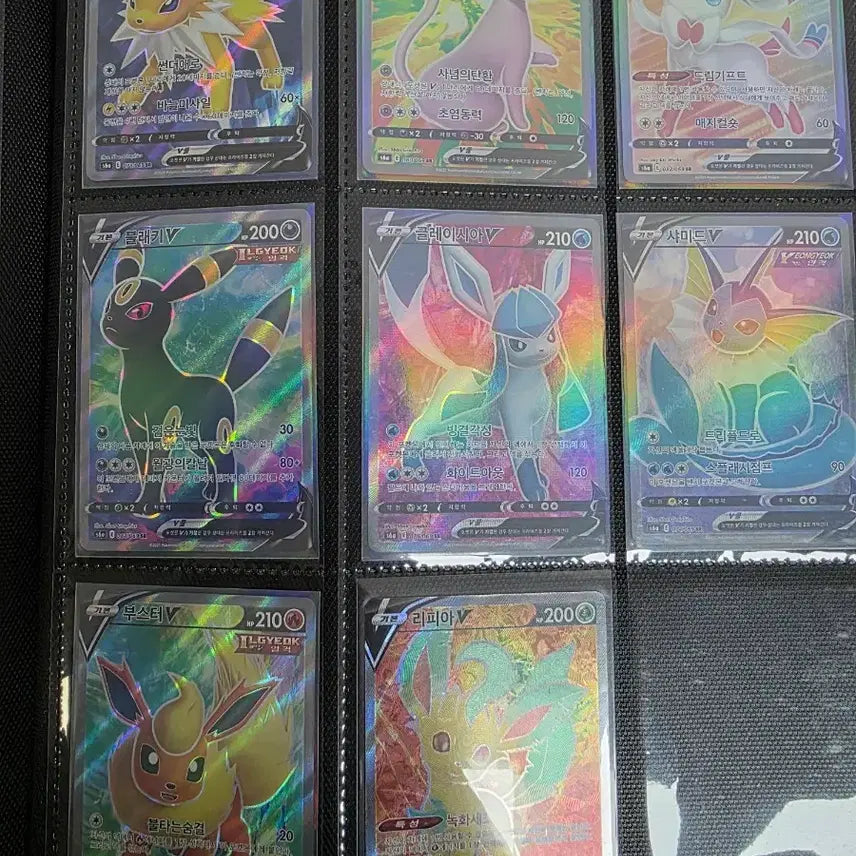 [BUNJANG] Eevee Heroes Evolution Set SR Collection / 포켓몬 카드 이브이히어로즈 진화체 세트 SR모음