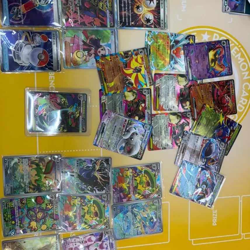 [BUNJANG] Mega Charizard Ex SR Cards (5) + 18 Additional Cards / 메가리자몽 Ex,+sr카드5장 나머지카드 18장
