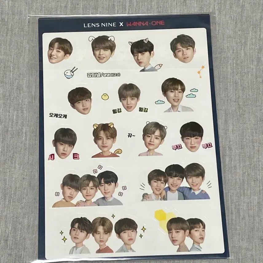 [BUNJANG] Wanna One Lens Nine Sticker Sealed / 워너원 렌즈나인 스티커 미개봉