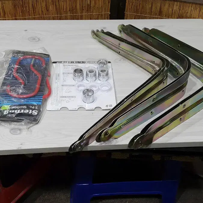 [BUNJANG] Bundle Set: Shelf Brackets, Faucets, Hooks, and Hardware / 선반 받침대외 철물 일괄