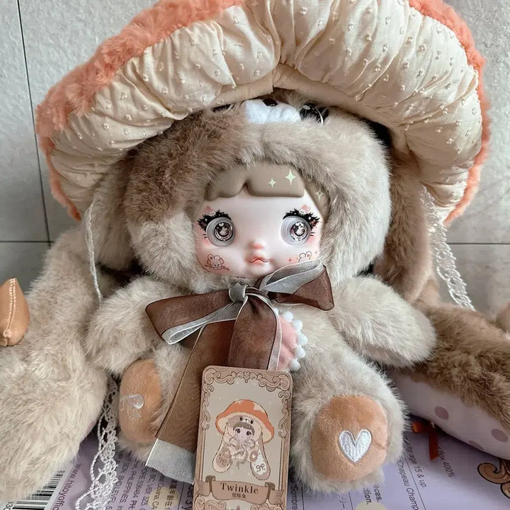 [BUNJANG] NomiDoll Mushroom 400% Beige BabyThree / 노미인형 버섯 400% 베이지 베이비쓰리