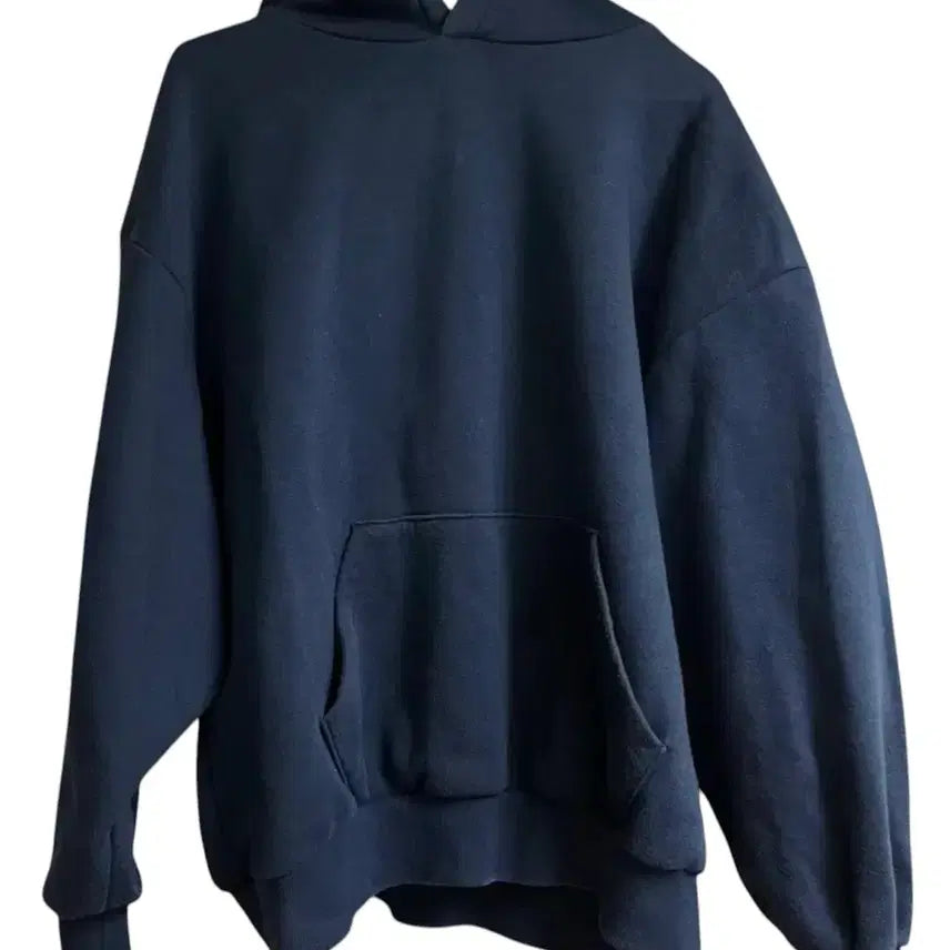 [BUNJANG] Navy Basic Hoodie / 네이비 후드티