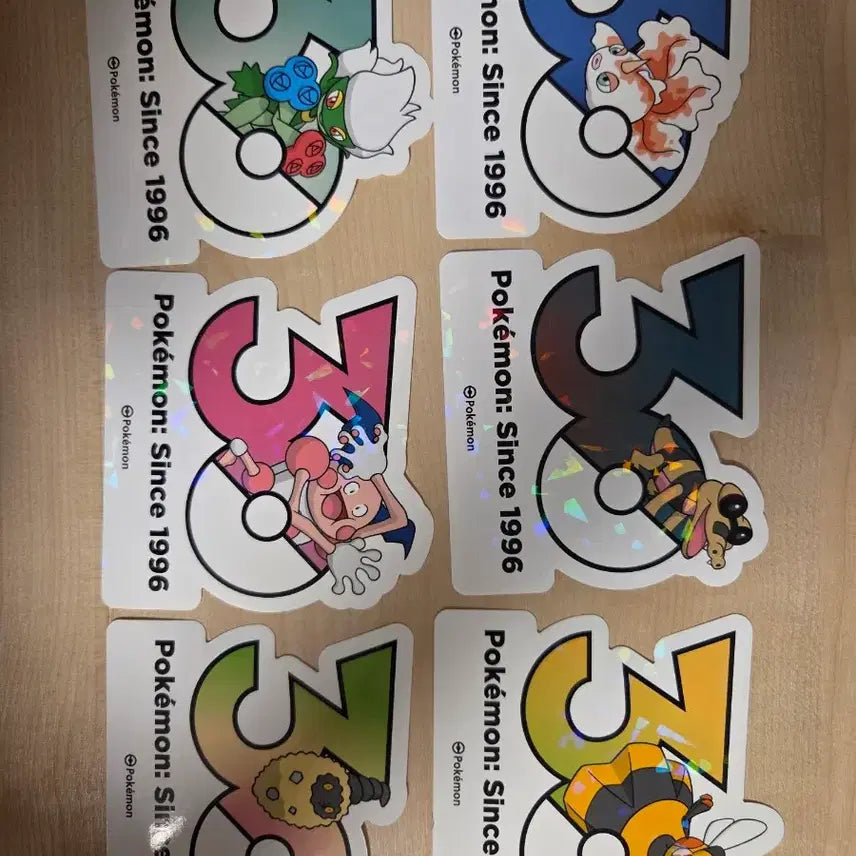 [BUNJANG] Pokemon 30th Anniversary Sticker Bundle Set / 포켓몬 30주년 스티커 일괄