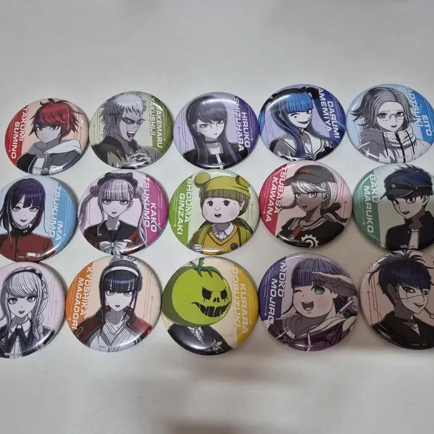 [BUNJANG] Hundred Line Can Badge (Unsealed) / 헌드레드라인 캔뱃지 개봉 풀박