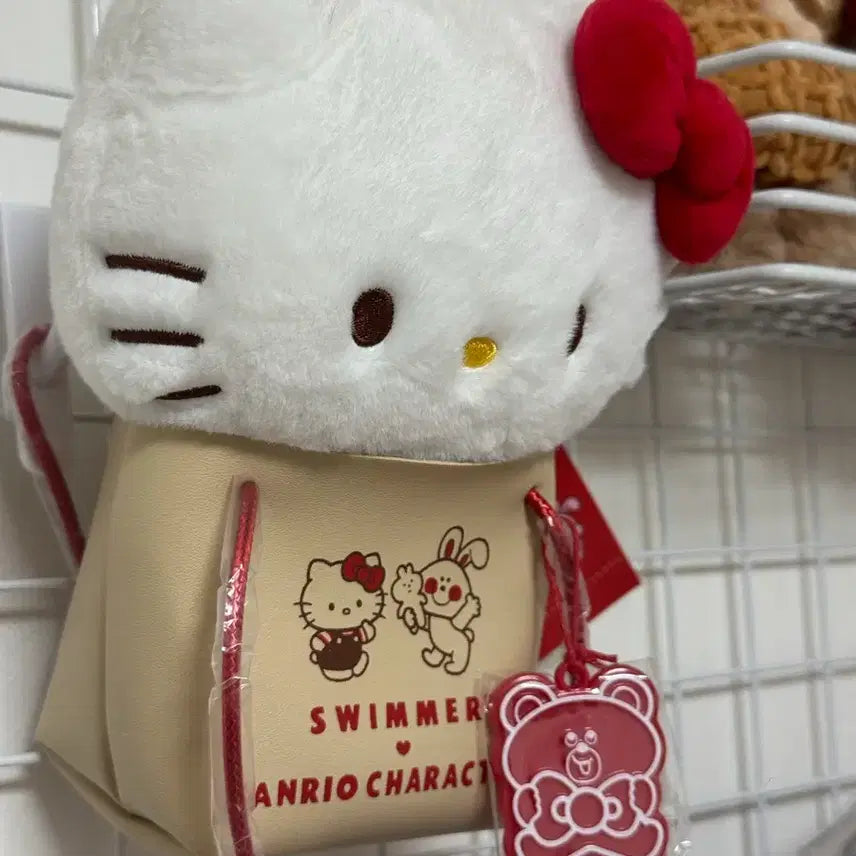 [BUNJANG] Sanrio Swimmer Collaboration Kitty Plush / 산리오 스위머 콜라보 키티 누이