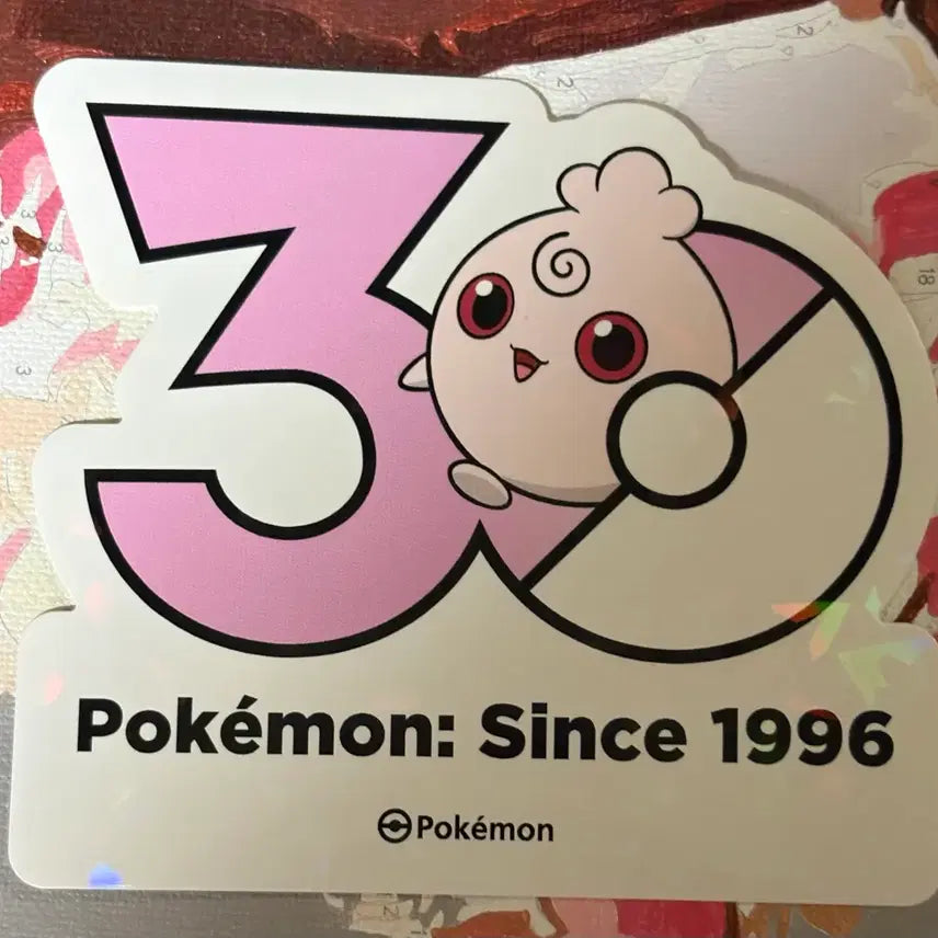 [BUNJANG] Pokemon 30th Anniversary Sticker Pop-up Fu-Rin / 포켓몬스터 포켓몬 30주년 기념 스티커 팝업 푸푸린 양도
