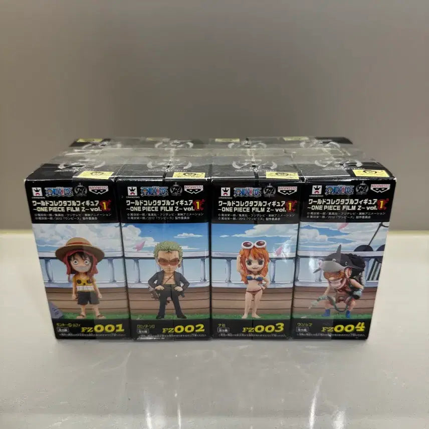 [BUNJANG] Banpresto One Piece World Collectable Figure Film Z Set (8 Types, Sealed) / (미개봉) 원피스 월드콜렉터블 피규어 필름Z 월콜 1탄 8종 세트