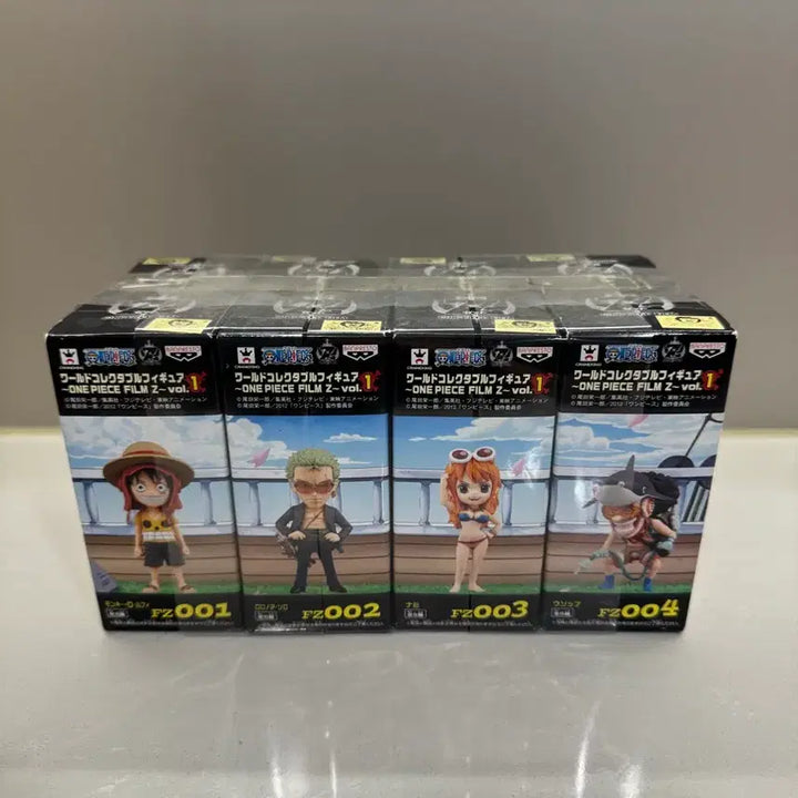 [BUNJANG] Banpresto One Piece World Collectable Figure Film Z Set (8 Types, Sealed) / (미개봉) 원피스 월드콜렉터블 피규어 필름Z 월콜 1탄 8종 세트
