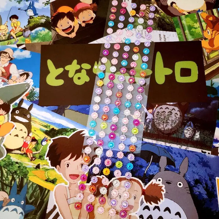 [BUNJANG] Flower Beads Deco Sticker Pack / 고전문구) 플라워 비즈 꾸미기 스티커팩