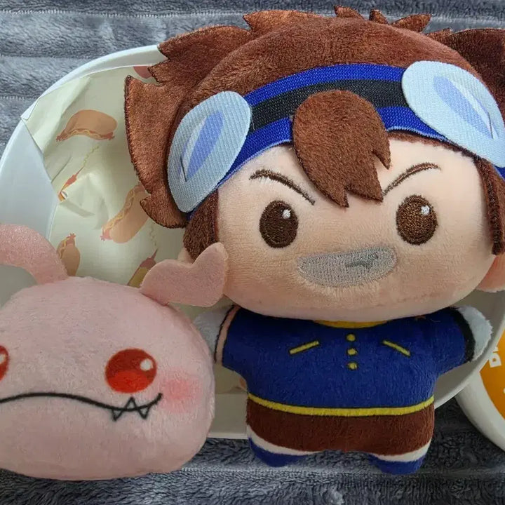 [BUNJANG] Shin Tae-il Koromon Plush Doll / 디지몬 신태일 코로몬 도시락 인형 누이 야미박스