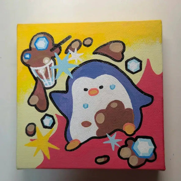 [BUNJANG] Custom Mini Canvas Painting / [주문제작] 미니 캔버스 그림