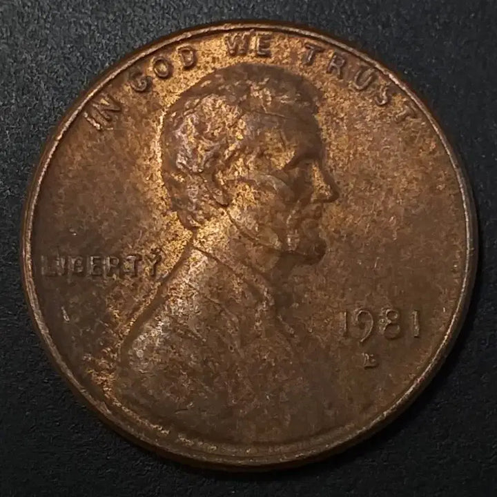 [BUNJANG] 1981 US Lincoln Cent Coin / 1981년 미국 링컨 센트 동전 w1163