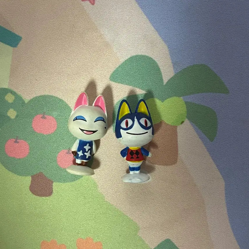 [BUNJANG] Animal Crossing Classic Figures "The Cat" &amp; Olivia Bundle Set / 동물의 숲 고전 피규어 낯선고양이, 올리비아 일괄