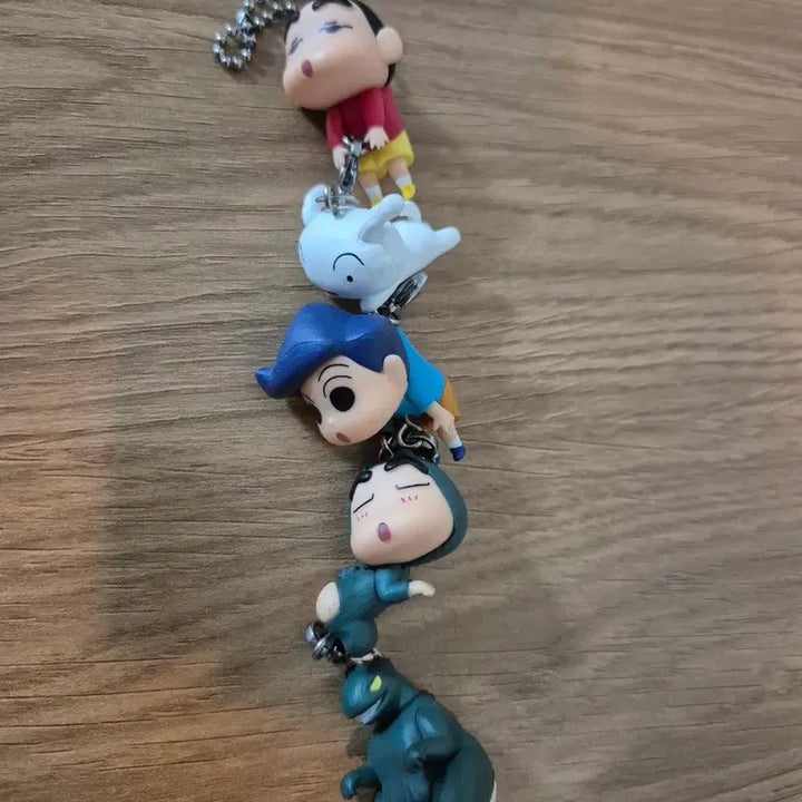 [BUNJANG] Crayon Shin-chan Gacha Set Keychain Full Set / 짱구 키링 키체인 대롱 가챠 5종 일괄 풀셋