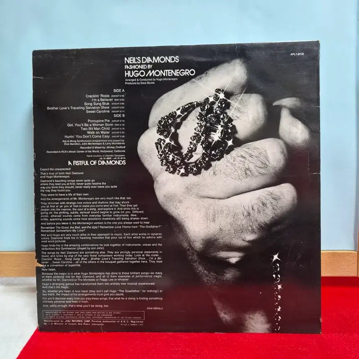 [BUNJANG] Neil Diamond &amp; Hugo Montenegro Collaboration LP Record / 닐 다이아몬드 Hugo Montenegro LP 레코드 5802