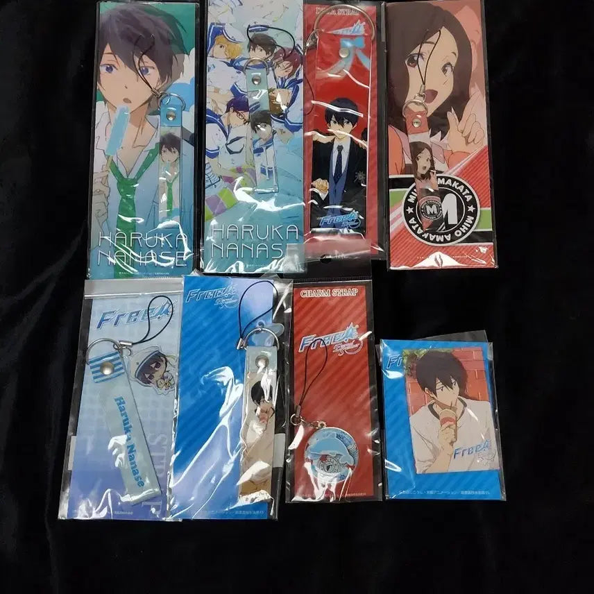 [BUNJANG] Free! Nanase Haruka Strap, Charm, Keyring Bundle Set / (일괄) Free! 프리 굿즈 판매.고전.스트랩,참,키링.나나세 하루카