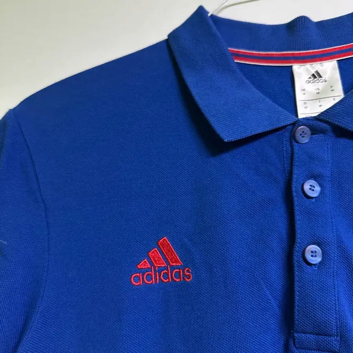 [BUNJANG] Adidas Manchester United Polo T-Shirt Blue / 아디다스 맨유 폴로 반팔 티셔츠 블루