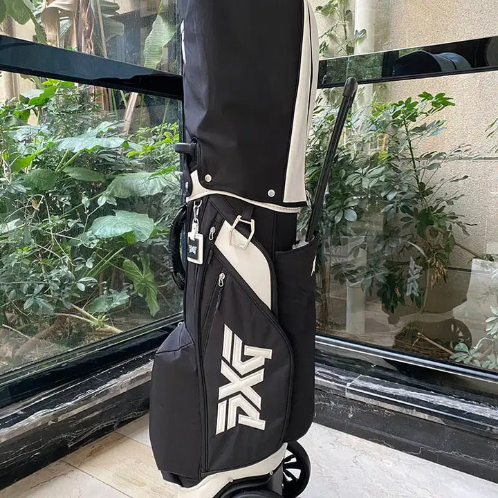 [BUNJANG] Wheeled Golf Bag Caddy Bag - Black / 바퀴형 골프백 휠캐디백  (블랙)