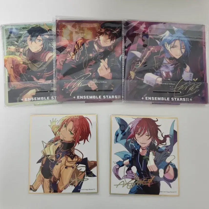 [BUNJANG] Ensemble Stars! Shikishi &amp; Acrylic Stand / 앙스타 색지, 아크릴 스탠드 팝니다
