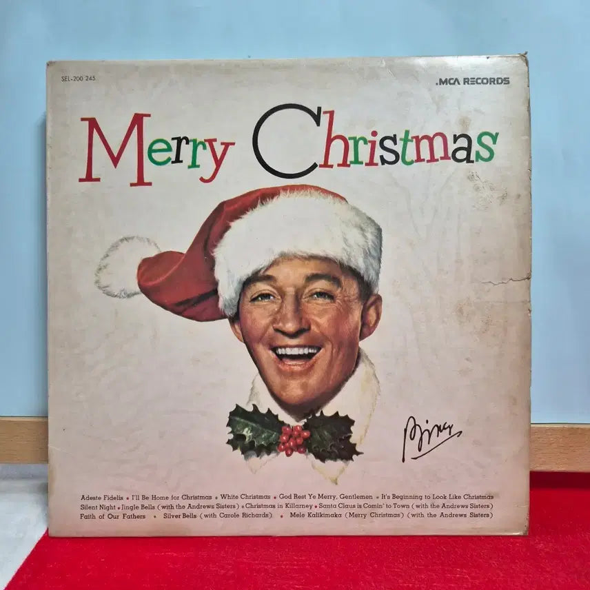 [BUNJANG] Bing Crosby Merry Christmas LP Record / 빙 크로스비 Merry Christmas LP 레코드  5848