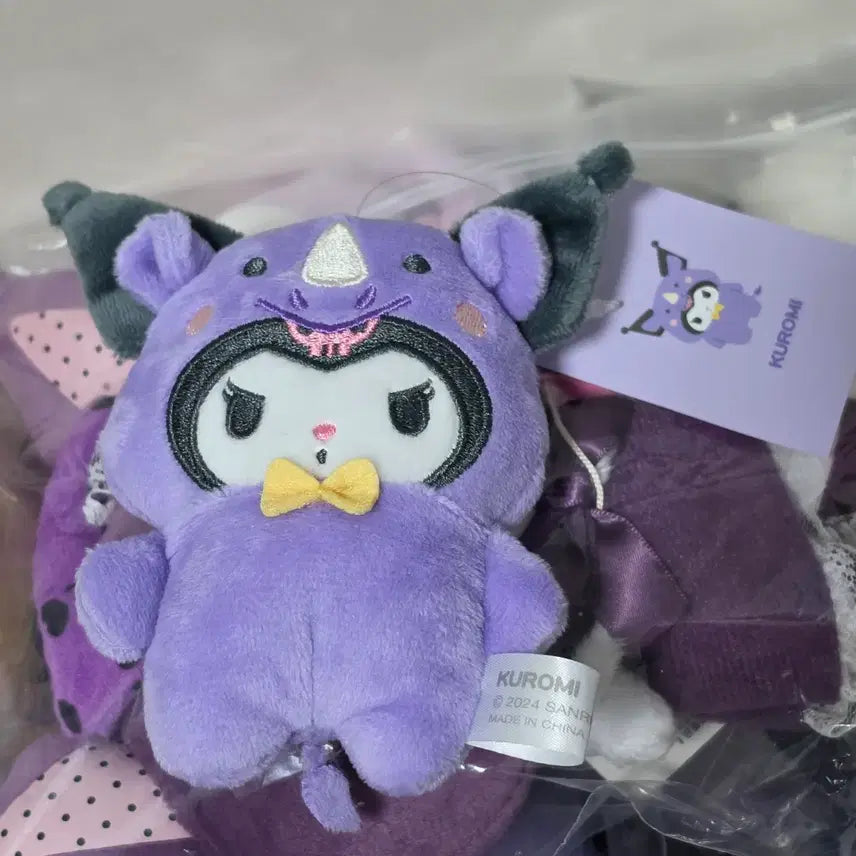 [BUNJANG] Sanrio Kuromi Rhinoceros Plush / 코뿔소 쿠로미