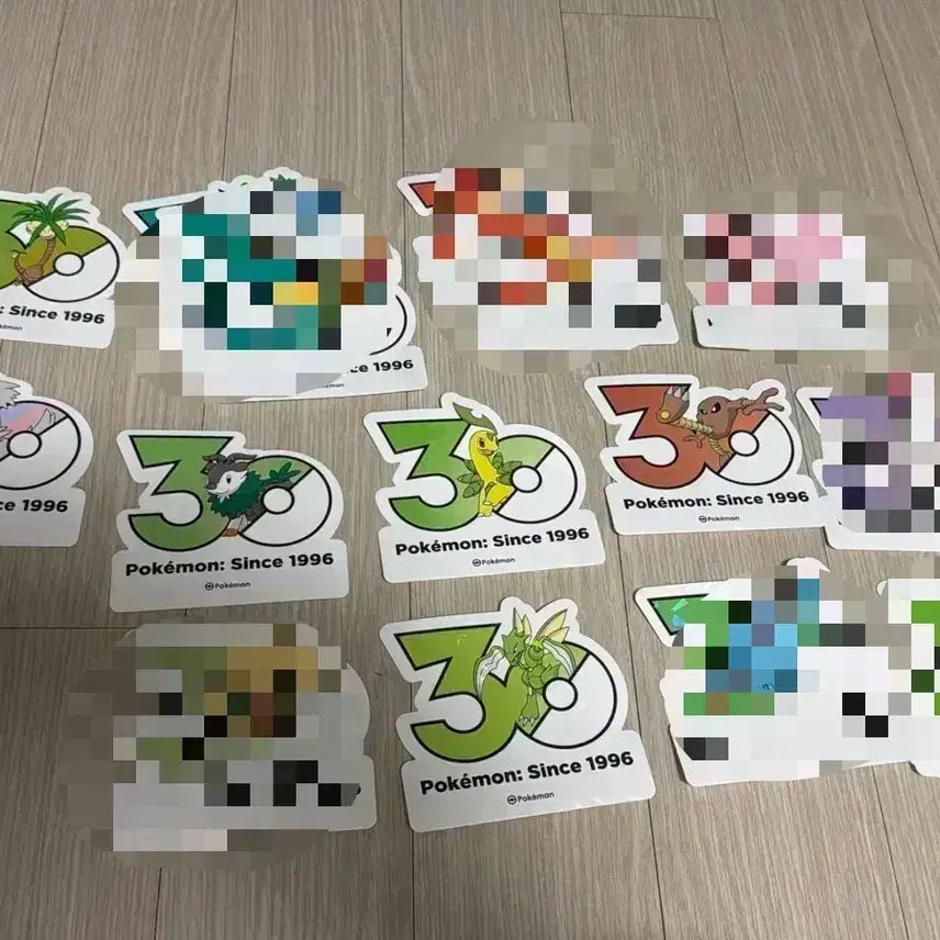 [BUNJANG] Pokemon 30th Anniversary Logo Sticker / 포켓몬 30주년 로고 스티커