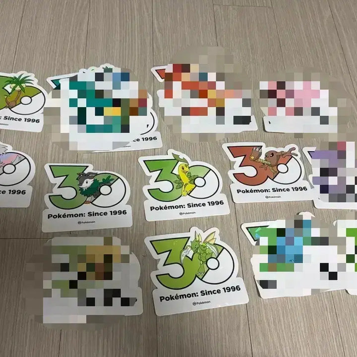 [BUNJANG] Pokemon 30th Anniversary Logo Sticker / 포켓몬 30주년 로고 스티커