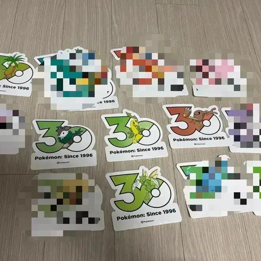 [BUNJANG] Pokemon 30th Anniversary Logo Sticker / 포켓몬 30주년 로고 스티커