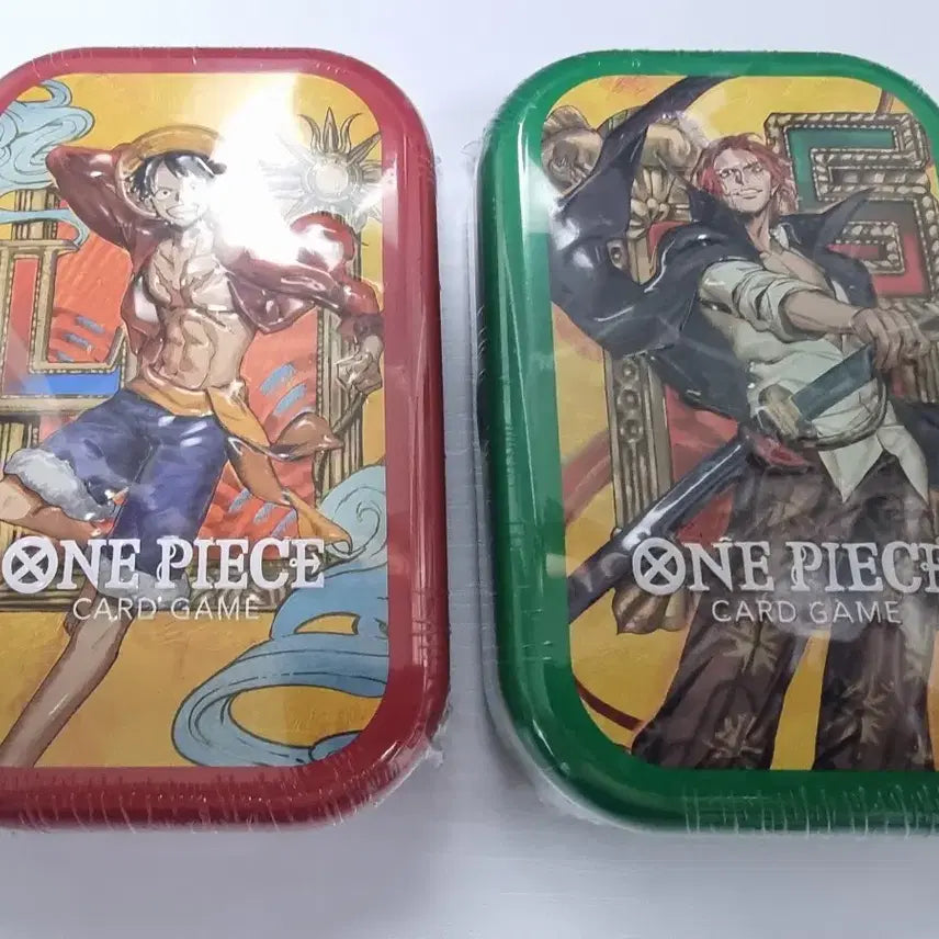 [BUNJANG] One Piece Card Tin Case Set (2 Types) / 미개봉) 원피스 카드 틴케이스 2종 팝니다.