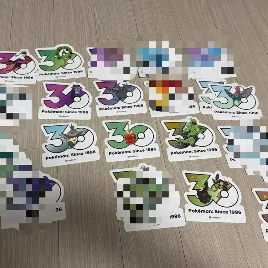 [BUNJANG] Pokemon 30th Anniversary Logo Sticker / 포켓몬 30주년 로고 스티커